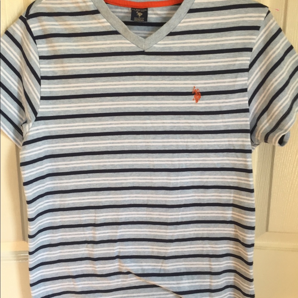 Polo Mens Tee Shirt V Neck -Size Medium
